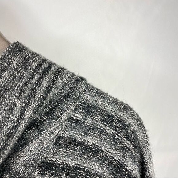 Anthropologie Field Flower Space Dye Gray Cowl Neck Tunic Sweater - Picture 10 of 16